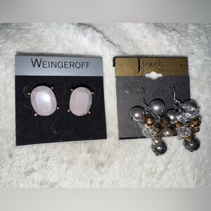 Vintage Weingeroff and J Jewls earrings